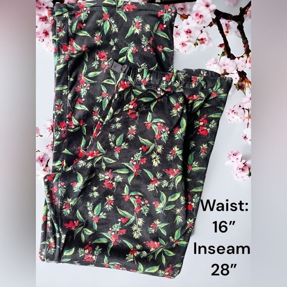 Stars Above l Plush Cherry PJ Bottoms l Elastic Drawstring Waistband l M l EUC - Picture 3 of 7